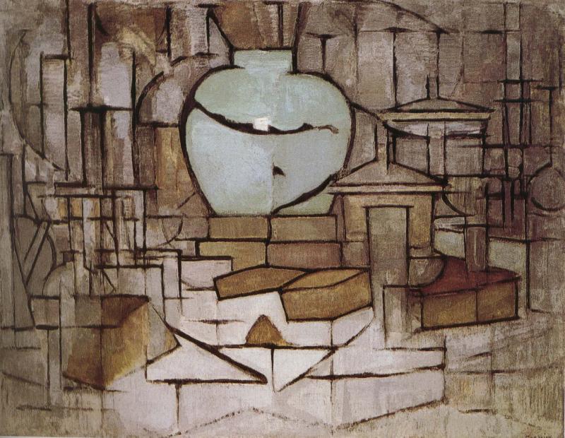 The still-life with dressing, Piet Mondrian